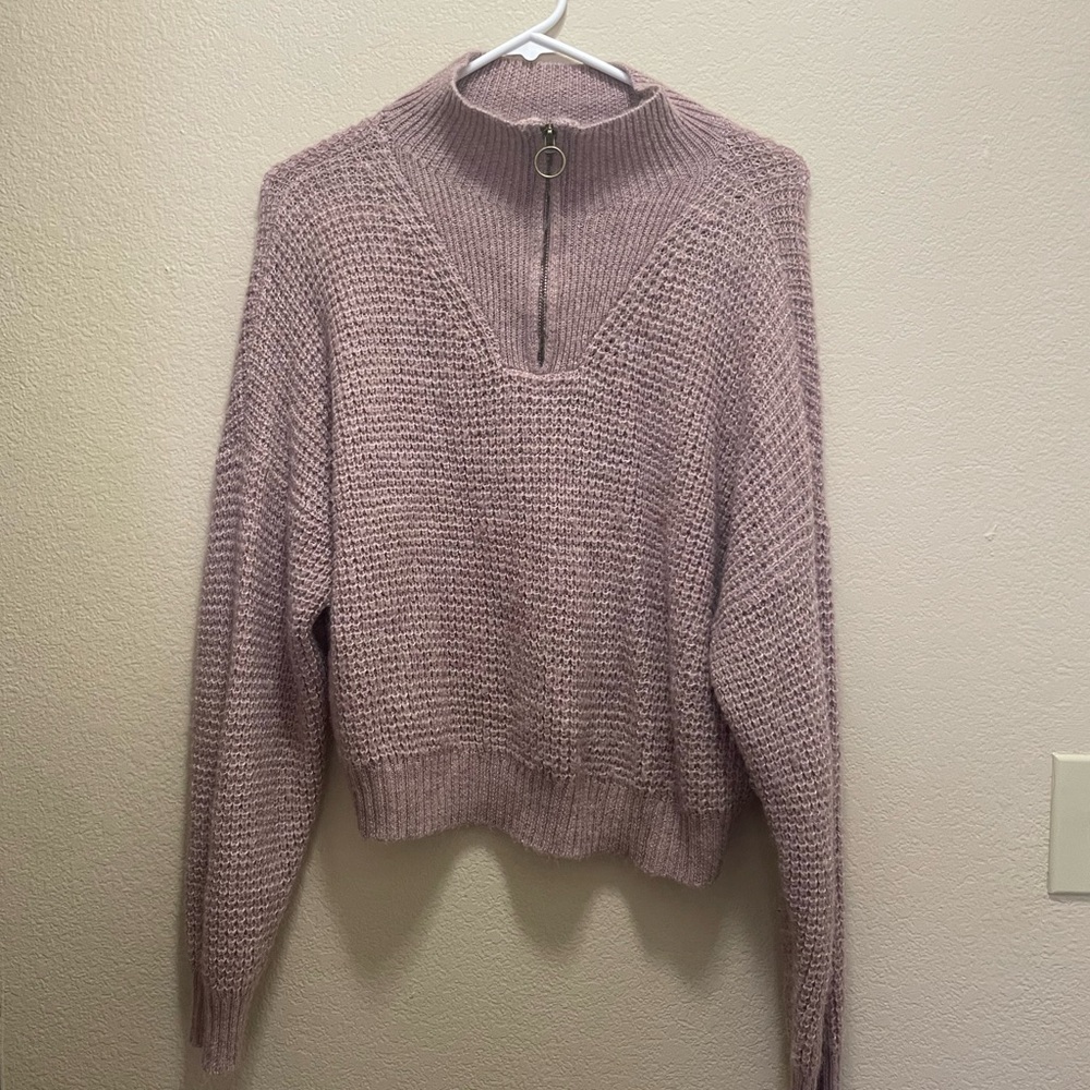 American Eagle Quarter Zip Sweater